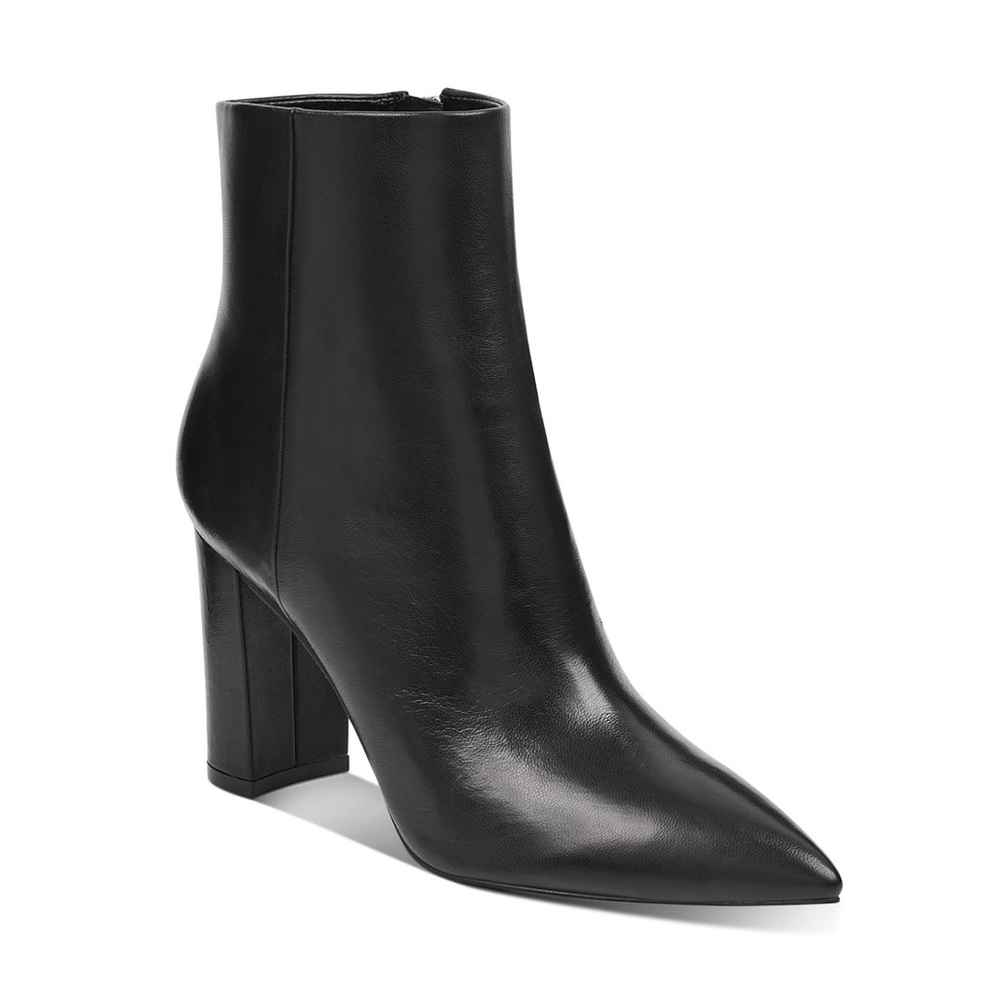 Marc Fisher Ltd Ulani Black Pointed Toe Heel Booties Size 8M